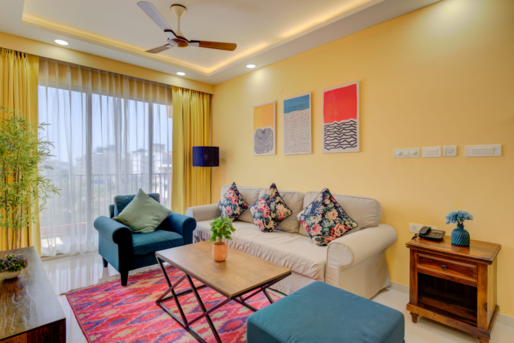 Living Room - South Goa Monthly Rental