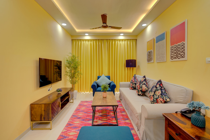Living Room - Goa Long Stay Accommodation