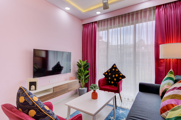 Living Room - Best Apartments to Stay in Goa
