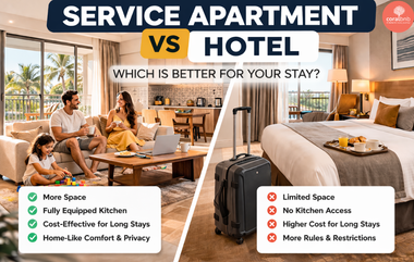 Service Apartment vs Hotel - Coral BnB
