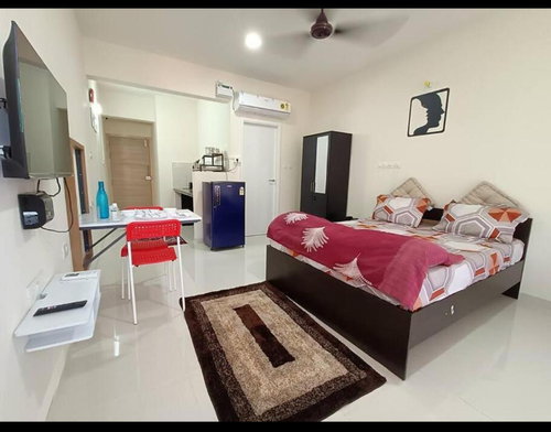 Living Room - Studio Apartment in South Goa